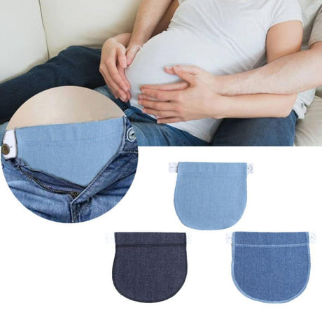 Maternity Waistband Elastic Extender Soft Pants Belt Extension Buckle Button Lengthening Pregnant Women Pregnancy Adjustable - V.I.P Digital Presence