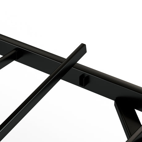 Floating Bed Frame King Size with LED Lights ＆ charging station, Metal Platform Queen Bed, 79.9'' L x 76.2'' W x 7.9'' H. - V.I.P Digital Presence