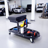 Ultimate Rolling Details and Multifunctional Car, 15'1/2 "x 8'3/4" x 18'1/2 "- Black - V.I.P Digital Presence