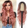 European and American Small Lace Wig Headsets with Intermediate Color Small Lace Center Split Large Wavy Long Curly Wigs - V.I.P Digital Presence