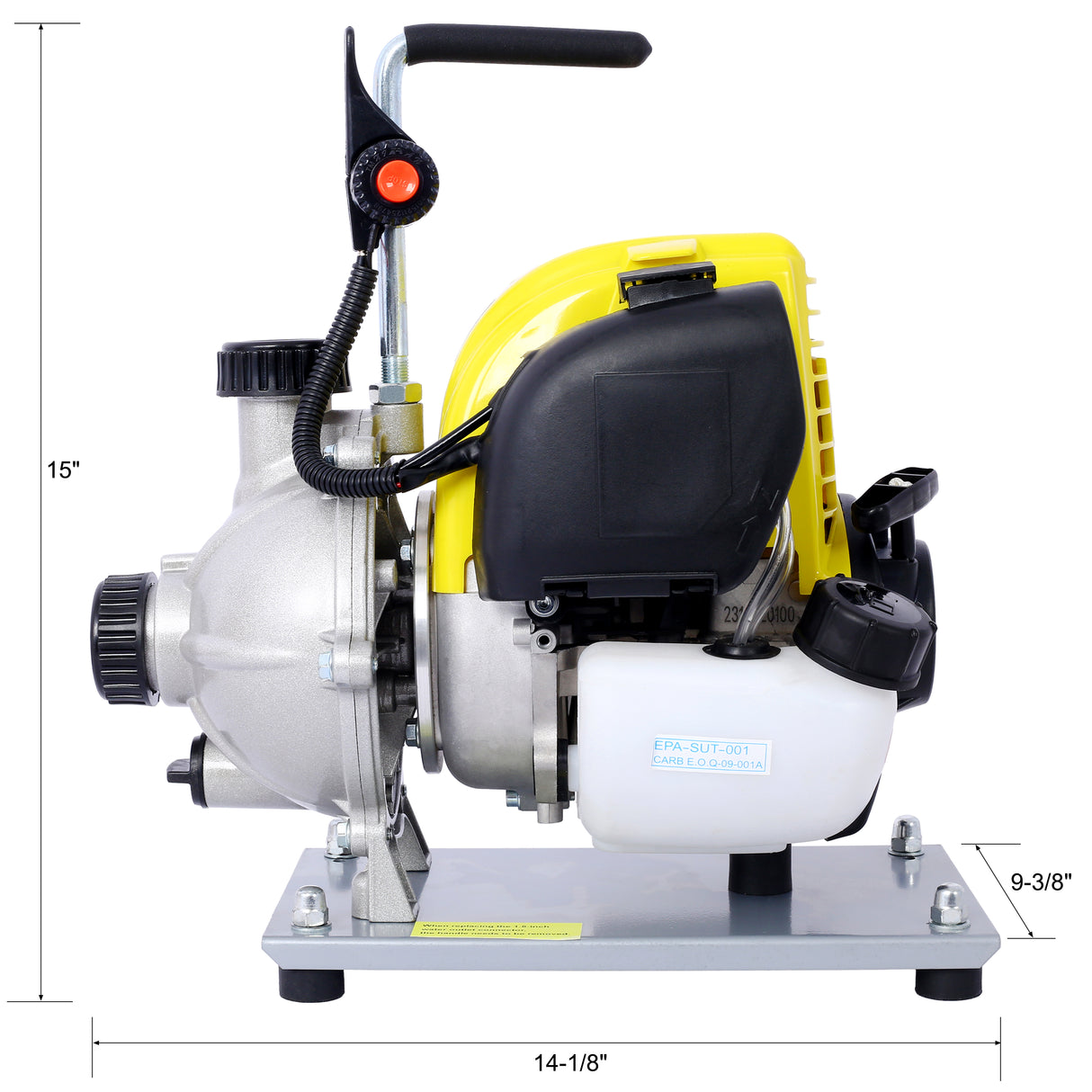 38CC four stroke gasoline water pump, 1.5-inch portable gas powered water pump, commercial engine water pump, 8500r/min - V.I.P Digital Presence