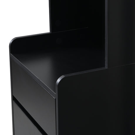 39.3'W70.8'H multifunctional corridor shoe cabinet with soft padded nail board and black hanger with entrance hook - V.I.P Digital Presence