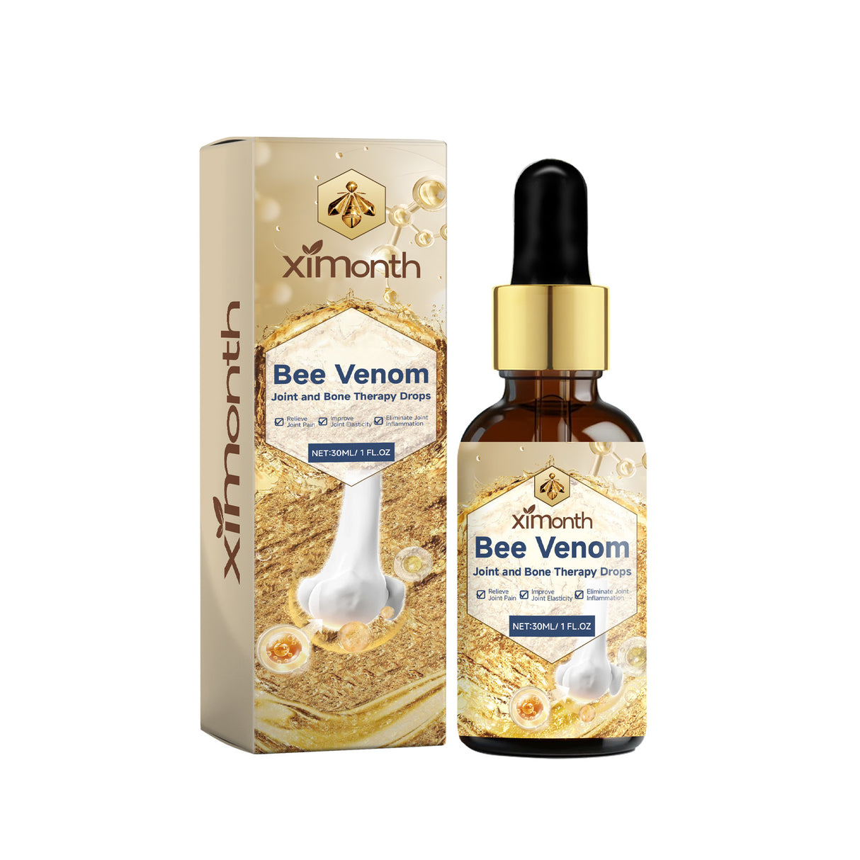 Bee Venom Joint Repair Drops Relieve Knee, Elbow And Wrist Soreness Massage Treatment Revitalize Joints - V.I.P Digital Presence