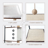 cat climbing frame,Cat Tree,Modern Cat Tower, Multi-Level Cat Condo with 1 Caves,2 Scratching Posts,Perch,for Indoor Cats - V.I.P Digital Presence