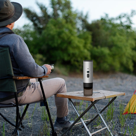 Portable Wireless 3-in-1 Espresso Maker, 7800mAh, Car/Home/Camping, Ground/Capsule Coffee. - V.I.P Digital Presence