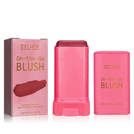 Blush Stick, Brightening Primer Solid Contouring Natural Nude Makeup Waterproof Lightweight Multi-Functional Blush Stick - V.I.P Digital Presence