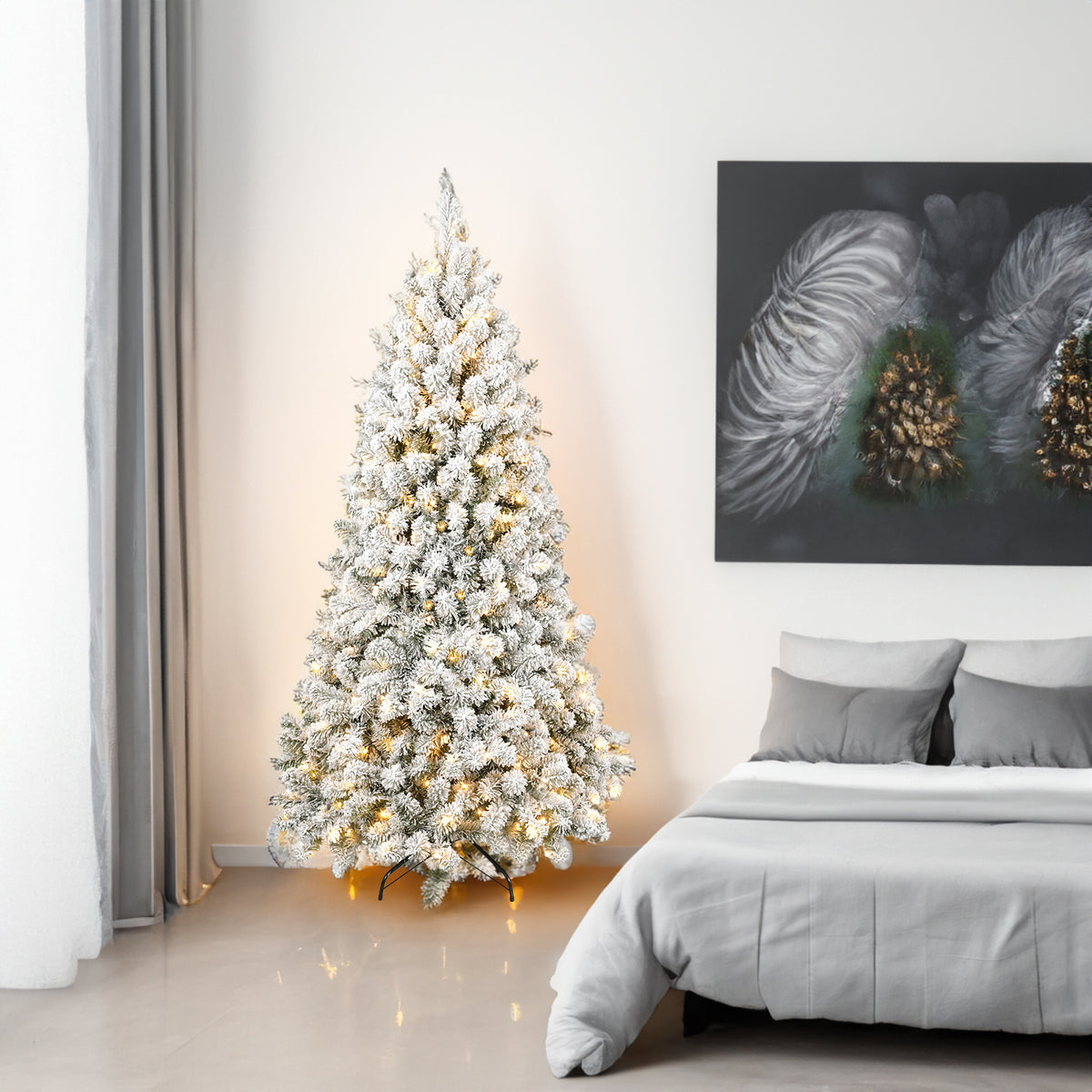 5FT PVC Memory Wire Christmas tree (With Light) - V.I.P Digital Presence