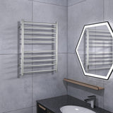 Electric Heated Towel Rack for Bathroom Wall Mounted Towel Warmer 10 Stainless Steel Bars Drying Rack - V.I.P Digital Presence