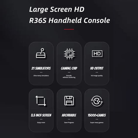 R36S Portable Handheld Retro Arcade Joystick All-in-One Open-Source Gaming Console - V.I.P Digital Presence