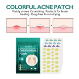 Colorful Acne Patch, Repair Pit Acne Print Smooth Skin Lightening Spot Clear Acne Facial - V.I.P Digital Presence