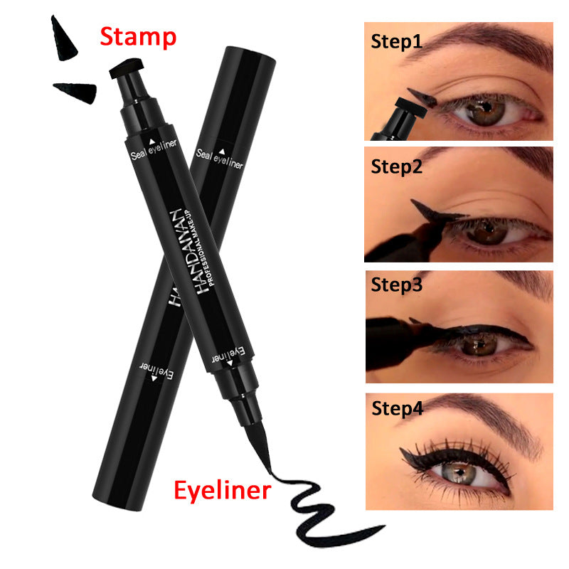 HANDAIYAN Double Ended Stamp Eyeliner Pencil Triangle Stamp Eyeliner 2 In 1 Waterproof Eyeliner - V.I.P Digital Presence
