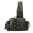 Men's Fishing Backpack: Equipped with bait box, equipment storage bag, pole holder, sling & shoulder bag design. - V.I.P Digital Presence