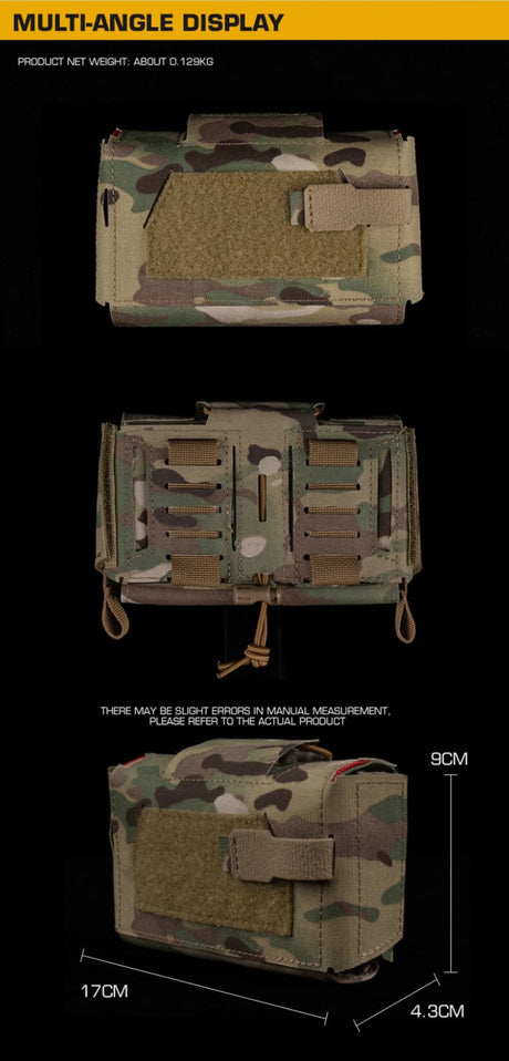 Compact Trauma Bag V3 GEN3 Style Agilit MD2 IFAK Tactical Medical First Aid Bag for Hunting Vest Plate Carrier Belt - V.I.P Digital Presence