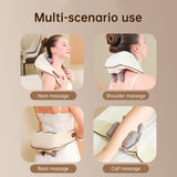 USB-C Rechargeable Kneading Massage Hot Compress Shiatsu Back Shoulder Neck Massager for Pain Relief - V.I.P Digital Presence