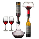 Wine Decanter Built-in Aerator Pourer Carafe Red Wine Decanter 100% Lead-free Crystal Glass Wine Hand-held Aerator