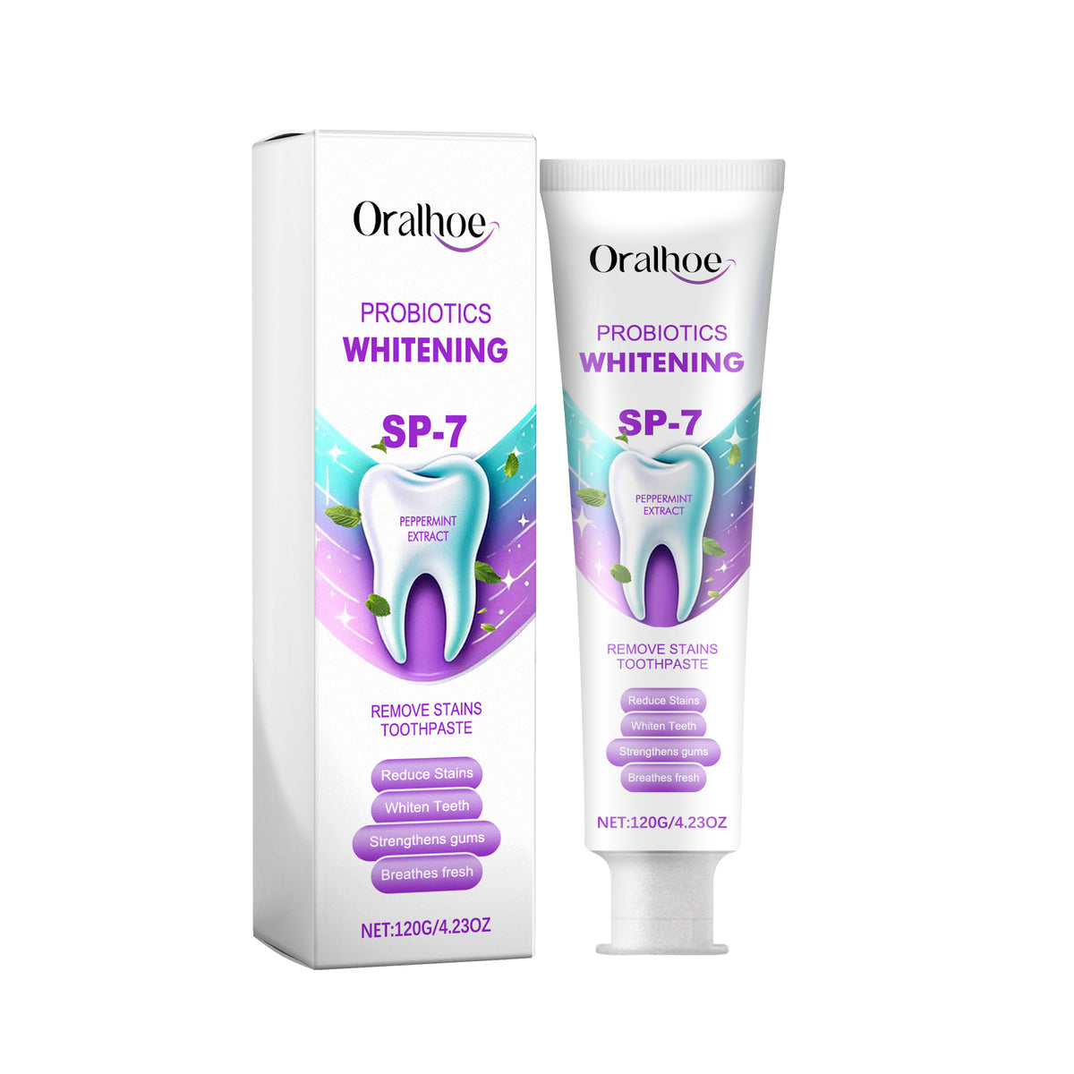 Probiotics Whitening Remove Stains Toothpaste, Dental Care Cleaning Oral Odor Toothstains Tartar Beautifying Teeth Whitening - V.I.P Digital Presence