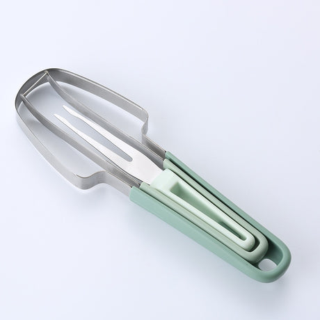3-in-1 Watermelon Cutter Stainless Steel Fruit Carving Knife Multi-functional Melon Fork Slicer Tool for Camping Kitchen Gadgets - V.I.P Digital Presence