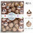 Christmas 3/4/5CM Christmas Ball Decoration Pendant 42pcs Color Box Christmas Tree Ornament Decoration Props - V.I.P Digital Presence