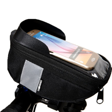 Sahoo 112003 Cycling Bicycle Bike Head Tube Handlebar Cell Mobile Phone Bag Case Holder Case - V.I.P Digital Presence