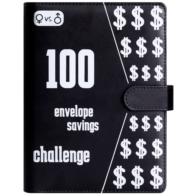 100 Envelope Challenge Binder Couples 100 Day Challenge Savings Savings Notebook - V.I.P Digital Presence