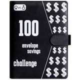 100 Envelope Challenge Binder Couples 100 Day Challenge Savings Savings Notebook - V.I.P Digital Presence