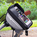 Cycling Bicycle Bike Head Tube Handlebar Cell Mobile Phone Bag Case Holder Case Pannier Waterproof Touchscreen Polyester Bike ba - V.I.P Digital Presence