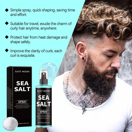 Sea Salt Curling Spray Long Lasting Styling Elastic Hair Conditioner Hair Spray For Lazy And Refreshing Hair Spray - V.I.P Digital Presence