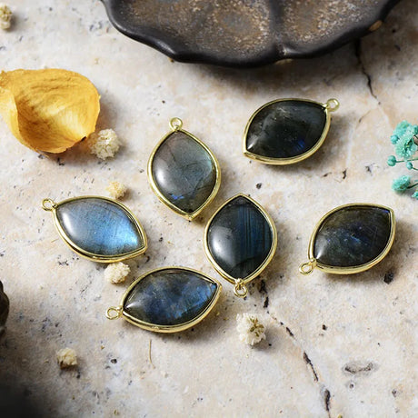 Copper Stone Teardrop Earrings - V.I.P Digital Presence