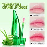 langmannni  Aloe vera lip gloss, temperature-sensitive color-changing lip glaze, moisturizing and protective lipstick, lip oil - V.I.P Digital Presence