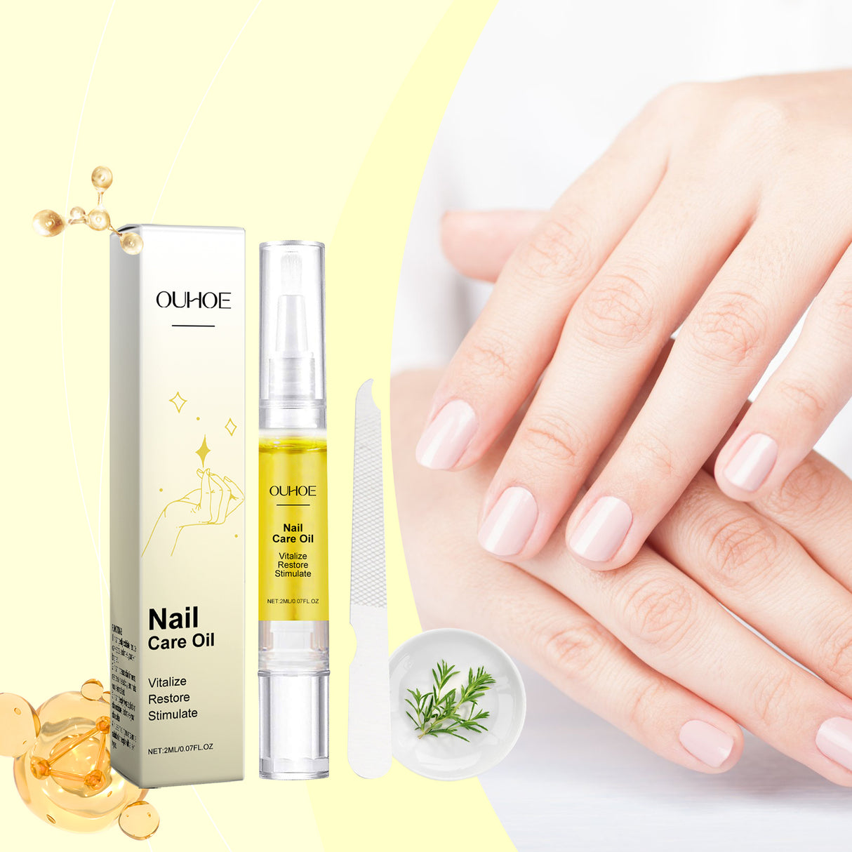 Repair Nail Care Nourishes Nail Repair Skin Gloss Cuticle Daily Care Solution