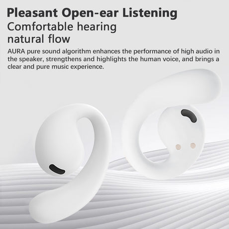 Frosted H8 Bluetooth Earphones with Ultra Long Battery Life OWS Non In Ear External Hanging Wireless Earphones - V.I.P Digital Presence
