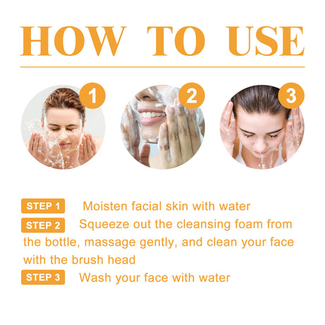 Brightening Facial Cleanser, Deep Clean Facial Skin Fade Acne Mark Acne Mark Moisturizing Whitening Beauty - V.I.P Digital Presence