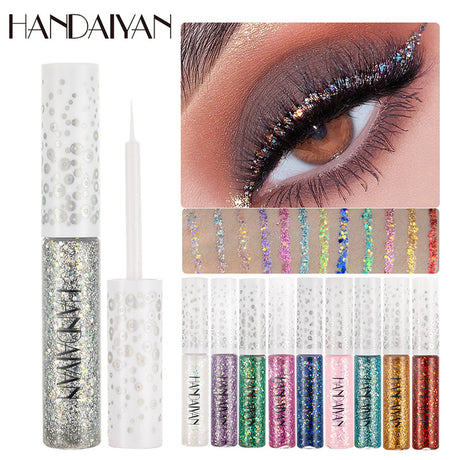 HANDAIYAN Symphony Eyeliner Eye Shadow Dream Shiny Eyeliner Jelly Bright Sequin Eyeliner Eye Shadow - V.I.P Digital Presence