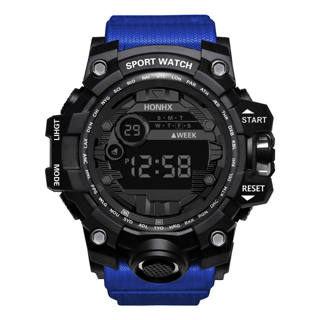 Multi functional outdoor men's electronic watch for male and female students running sports watch - V.I.P Digital Presence