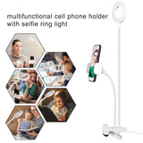 Photo Studio Selfie LED Ring Light with Cell Phone Mobile Holder for Youtube Live Stream Makeup Camera Lamp for iPhone Android - V.I.P Digital Presence