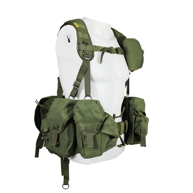 Replicate Russian individual gear: SMERSH tactical vest, MOLLE chest rig – military fan combat equipment for cosplay - V.I.P Digital Presence