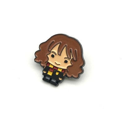 Harri Potter Wizard student Enamel Pin Brooches Cartoon Creative Metal Brooch Pins Denim Hat Badge Collar Jewelry - V.I.P Digital Presence