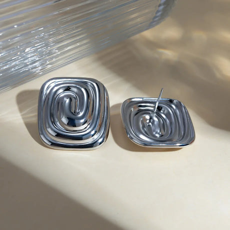 Stainless Steel Stud Earrings - V.I.P Digital Presence
