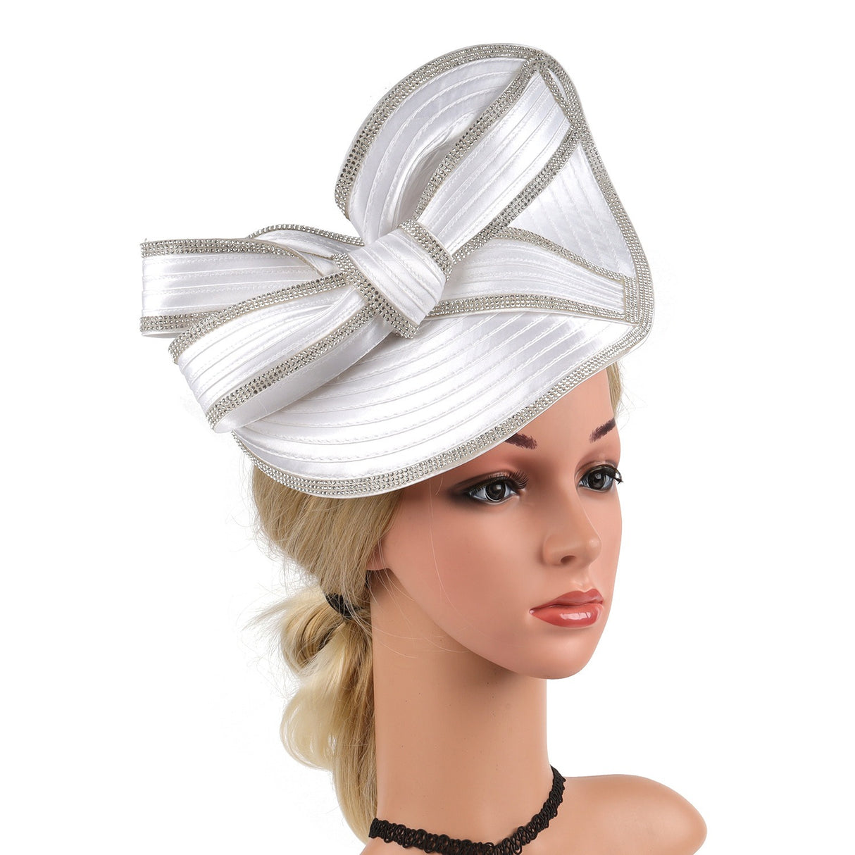 Hemp top hat black white diamond headband - V.I.P Digital Presence