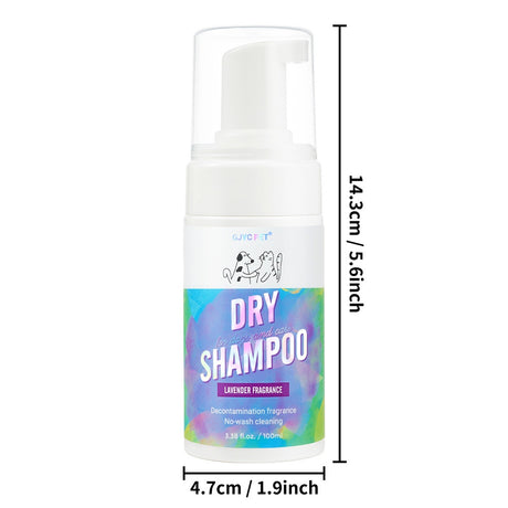 Cat Dry Shampoo Bubbles Pet No-Rinse Deodorizing and Fragrant Teddy No-Wash - V.I.P Digital Presence