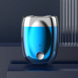 Double headed mini magnetic shaver portable men's electric shaver rechargeable electric shaver - V.I.P Digital Presence