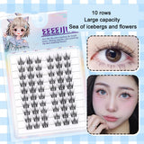 Sunflower Comics Pure Desire Eyelash Simulation Natural Thickening Large Segmented Trilogy False Eyelash Laziness - V.I.P Digital Presence