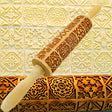 Wooden Rolling Pin Beechwood Laser Engraved Printed Rolling Pin Embossing Christmas Flip Sugar Cookie Rolling Pin - V.I.P Digital Presence