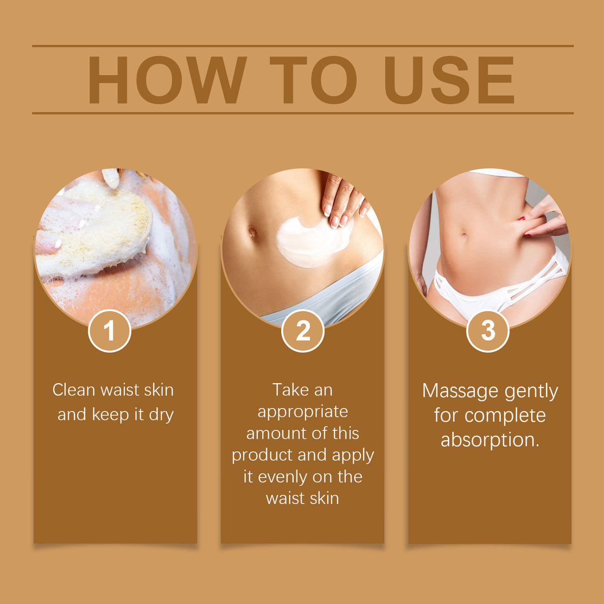 Waist Massage Cream Gentle Ingredients Nourish Skin With Plant Extract Daily Treatment Spread Cream - V.I.P Digital Presence