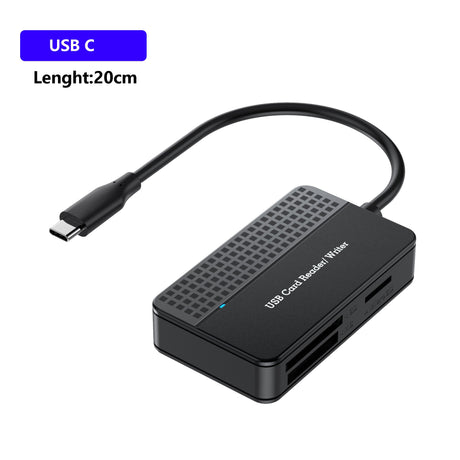USB 3.0 Four in One USB 3.1 CF SD TF MS Memory Card/DSLR Camera Card Reader Type-c - V.I.P Digital Presence