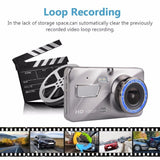 Dash Cam New Dual Lens Car DVR Camera Full HD 1080P 4 IPS Front - V.I.P Digital Presence