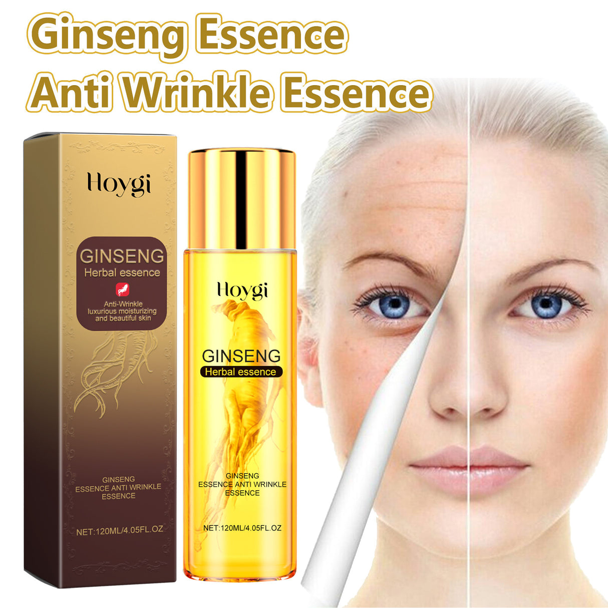 Ginseng Essence Anti Wrinkle Essence, Repairing Facial Fine Lines Improve Dark Heavy Moist Tight Anti-Wrinkle Cream - V.I.P Digital Presence