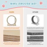 Indoor cat treadmill with carpet, tear device and latch natural wood, 39.4 inches long x 13.2 inches wide x 41.3 inches high - V.I.P Digital Presence