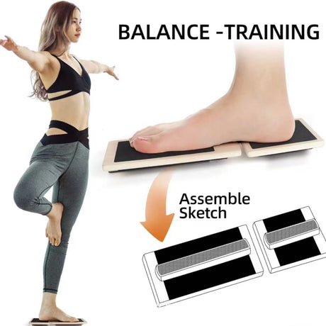 Solid Wood Incline Stretcher Wooden Posture Corrector Calf Foot Stretching Board Straight Leg Standing Stretching Board - V.I.P Digital Presence