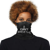 Polyester Bandana Face Scarf I CAN'T BREATHE Protective Riding Face cover Multi-function Magic Head Scarf  For Parade Protest - V.I.P Digital Presence